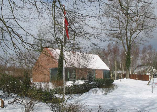 Gl. Rye Sognehus i sne